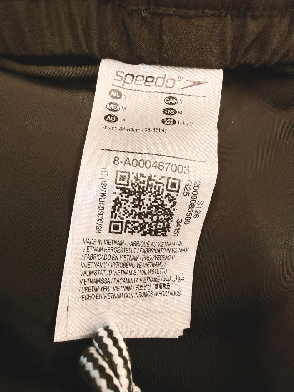 NWT Speedo Navy 5.5